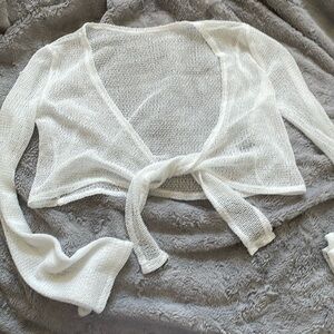 See through shawl coverup